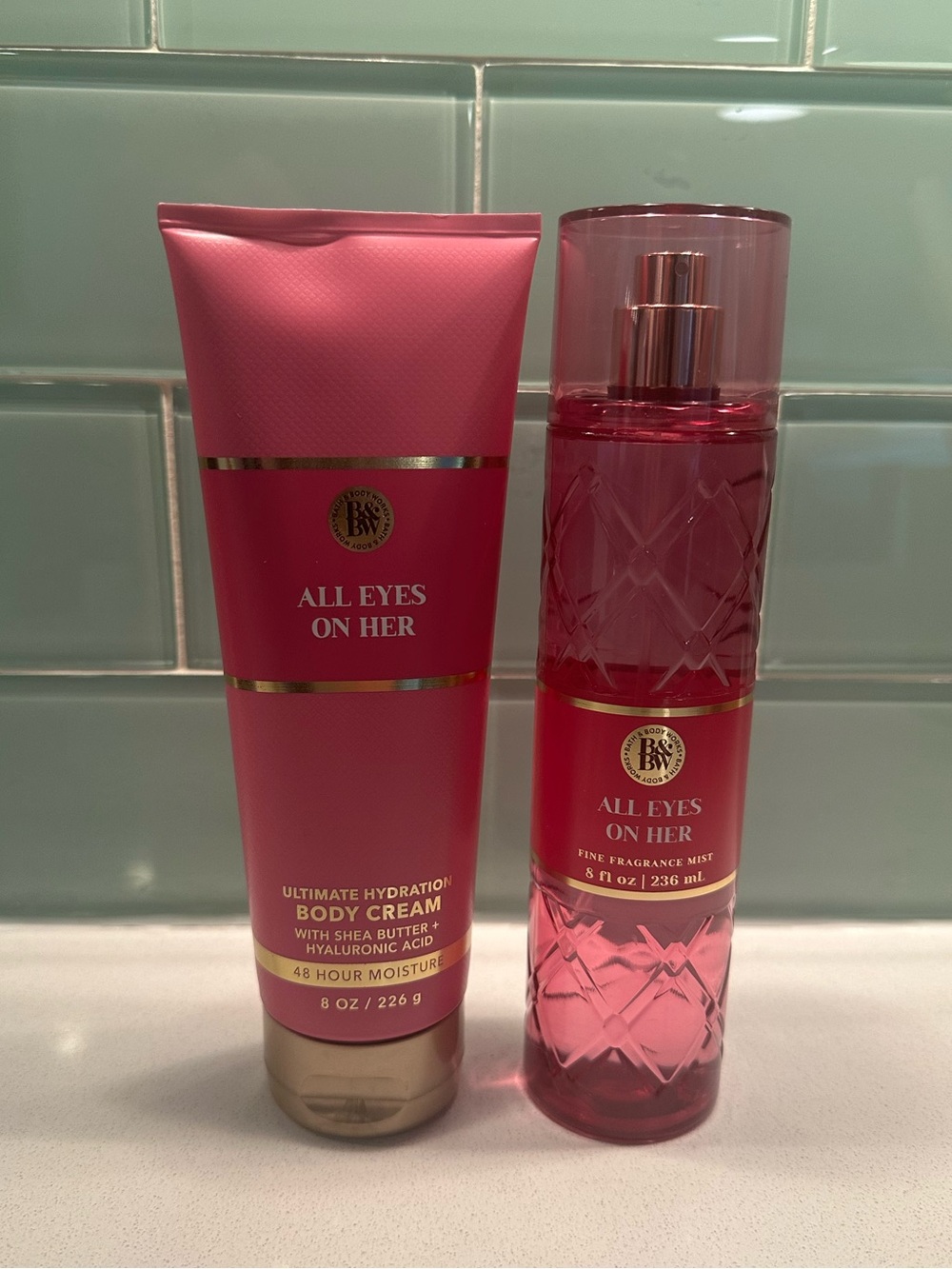 Bath & Body Works All Eyes On Her Body Cream & Fragrance Mist - new